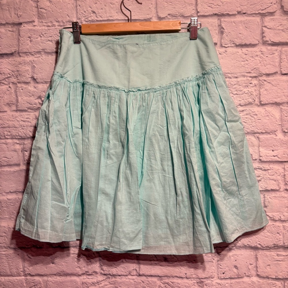 GAP Light Blue A-Line Skirt Size 6 - Picture 6 of 10
